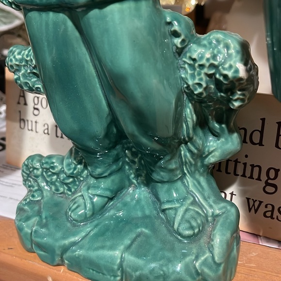 Vintage Gonder Ceramic Arts Asian Water Porter Bearer Carrier #777, 1950 - Picture 3 of 8